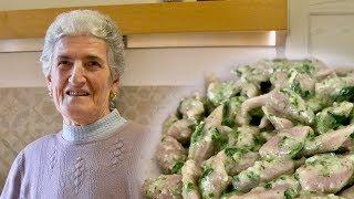 Pasta Grannies love Cicci's chestnut trofie with parsley pesto!