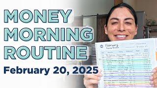 Money Morning Routine | Budget Category Breakdown