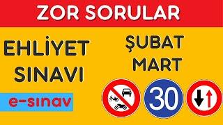 KAÇIRMA ÇÖZ ŞUBAT - MART AYI EHLİYET SINAV SORULARI  - 2022 EHLİYET SORU ÇÖZÜMLERİ