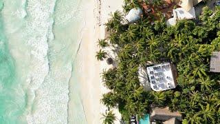 INSIDE a RARE BEACHFRONT ESTATE in TULUM! | Olas Tulum, Mexico