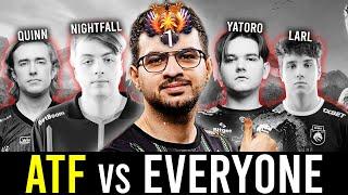 ATF vs EVERYONE! - First Pick BROODMOTHER vs NIGHTFALL, YATORO, QUINN & LARL!