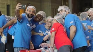 Accenture Employees Packed and Donated 100,000 Meals