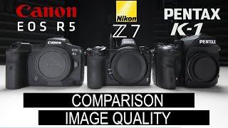 Canon R5 vs Nikon Z7  | Image Quality