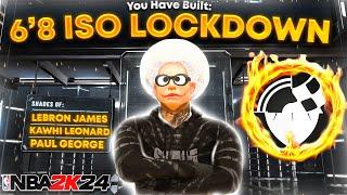 GAME BREAKING "ISO LOCKDOWN" IS DOMINATING NBA 2K24! BEST SCORING AND DEFENDING BUILD