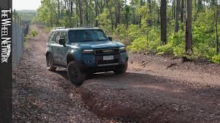 2025 Toyota Land Cruiser Prado Altitude Off-Road Driving, Interior, Exterior | Ningaloo Blue [4K]