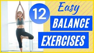 12 Balance Exercises for Seniors (DAILY ROUTINE)