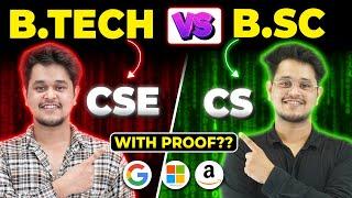 BTech CSE Vs. BSc CS - Which is Better?Best Technical Courses 2024#btech #cse #bsc #courses