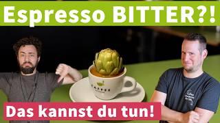 Espresso zu bitter? Diese 6 Tricks helfen SOFORT!