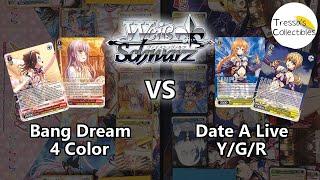 BanG Dream! (4-Color) vs. Date A Live (Y/G/R) [Weiss Schwarz]