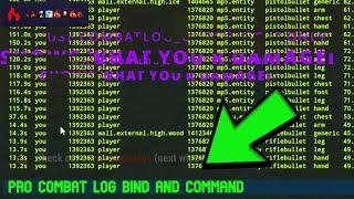 New pro combatlog command and bind in rust.
