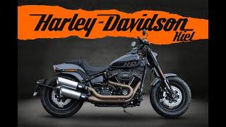 Harley Davidson Kiel FXFBS Fat Bob Gunship Gray