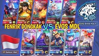 PRO PLAYER PEMECAH WINSTREAK TOP 1 GLOBAL RANK | FENRIR DONGKAK VS EVOS MDL