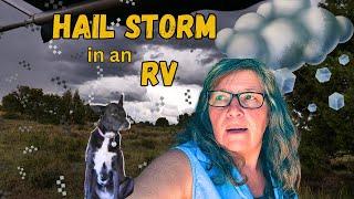 Free camping in Colorado near Durango-  RV Life-  Sleet and Rainstorm in an RV