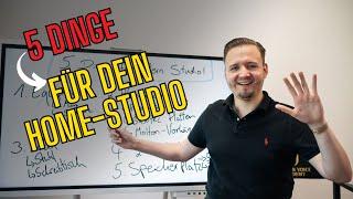 Home-Studio als Sprecher - diese 5 Dinge dürfen nicht fehlen