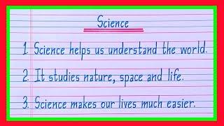 10 Lines On Science in English | Essay On Science in English | Science Essay in English