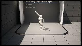 Devil May Cry Combo 1 with auto lock-on in Unreal