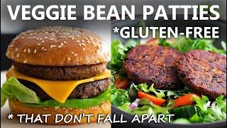 Delicious Veggie Burger Recipe - Homemade Veggie Burger - Black Bean Burger Patties | Food Impromptu