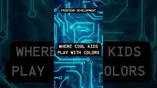 Where cool kids play with colors