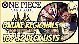 One Piece Card Game: @cartamagica_tv October Online Regionals Top 32 Deck Lists!