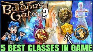 Baldur's Gate 3 - New 5 Best MOST POWERFUL Classes in Game - Fast Easy Honour Mode Class Guide!