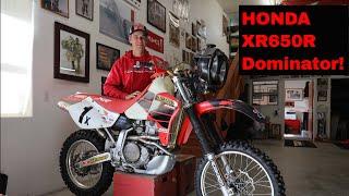 Interview with Johnny Campbell and The Honda #XR650R #baja1000