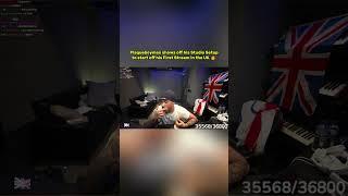 Plaqueboymax shows off his Studio Setup to start off his First Stream in the UK #faze #shorts #fyp
