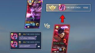 CHOOU VS TOP 1 GLOBAL MYANMAR CHOU (1000 WHO WIN?)