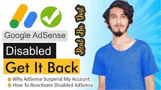 Adsense Disabled How To Get It Back 2022