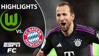  KANE HITS FOR 21 GOALS!  Wolfsburg vs. Bayern Munich | Bundesliga Highlights | ESPN FC