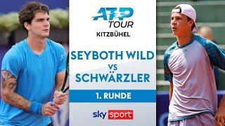 Seyboth Wild  vs. Schwärzler  - Runde 1 | Generali Open Kitzbühel 2024 | Highlights - Tennis