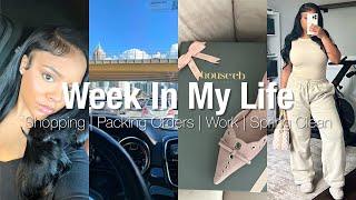 Vlog : week in my life  | Getting on my Sh*t!| Spring Cleaning , Lots of Work, Closet Sale + MORE