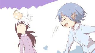 Sayaka and Homura's Pillow Fight (Madoka Magica Comic Dub)