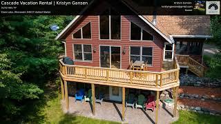 Clam Lake, Wisconsin Vacation Rental | Cascade Cabin Rental on Lower Clam Lake