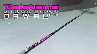 JORAN PANCING BESUTAN GALATAMA BAWAL BLANK LYCAN ECLIPSE PE 48