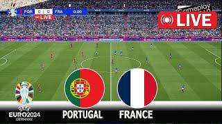 LIVE : PORTUGAL vs FRANCE | UEFA EURO 2024 | Ronaldo vs Mbappe | FC 24 Gameplay Video