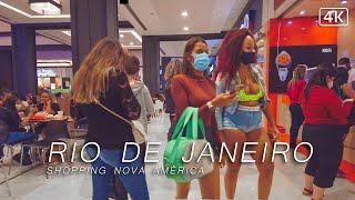 Walking in the Nova America Shopping Mall  Rio de Janeiro, Brazil | 4K 2021