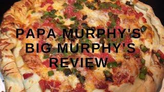 Papa Murphy's Big Murphy's Stuffed Pizza Review! | Couple Pizza Review