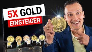 Die 5 beliebtesten Goldmünzen für Einsteiger! (2022 Update)