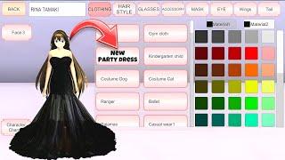 HOW TO MAKE NEW PARTY DRESS WITH HOOP|| SAKURA SCHOOL SIMULATOR || NEW TUTORIAL VIDEO️