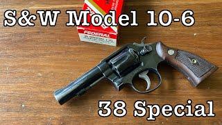 Smith and Wesson Model 10-6, .38 Special.