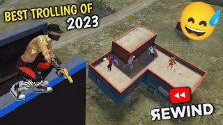 BEST TROLLING OF 2023 | 1 HOUR SPECIAL VIDEO | Youtube rewind | Free Fire Funny Moments|part 4