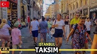 SUNSET AT TAKSIM SQUARE: A JOURNEY IN THE HEART OF ISTANBUL - 4K-HDR WALKING TOUR 2024