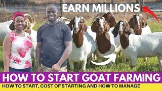 How To START GOAT FARMING Business And EARN Millions