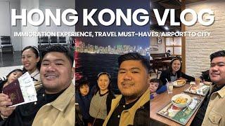 HONG KONG VLOG  Immigration, WiFi, Octopus Card, Airport to City, Hotel in TST | We The TZN