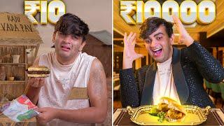 Trying Rs10 vs Rs10,000 Vada Pav