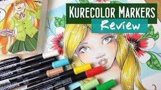 Trying out the new Manga Starter Set: Kuretake Zig Cartoonist Kurecolor Markers Review and Demo