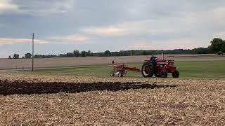 IH 1566 plowing