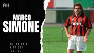 Marco Simone ● Goal ● Zaglebie 1-4 AC Milan ● UEFA Cup 1995-96