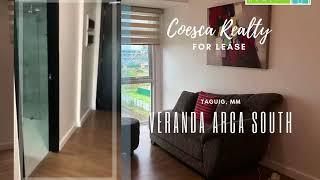 Taguig Condo Unit for Lease: Veranda, Arca South, near BGC, FTI, Bicutan exit