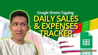 Daily Sales & Expenses Tracker Para Sa Negosyo Mo - Google Sheets Template